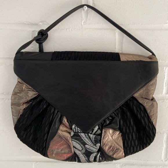 1980’s Metallic Disco Cool Shoulder Purse Clutch - Picture 4 of 9